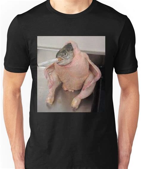 'cursed images fish chicken' T-Shirt by OWONANI in 2020 | Crazy outfits, Tshirt colors, T shirt