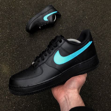 NIKE AF1 BLACK - SWOOSH PACK – MattB Customs