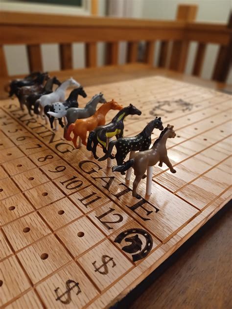 Horse Race Game Board - Etsy