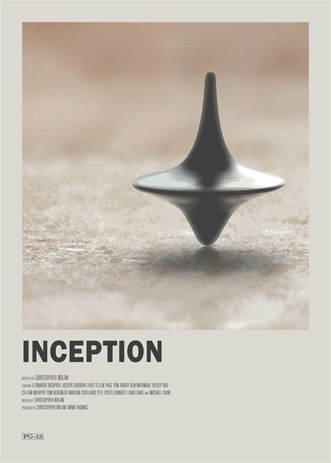 Minimal Movie Posters – Inception Minimal Movie Poster