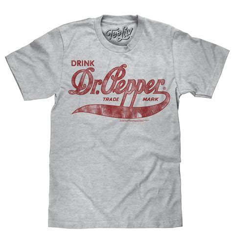 Dr Pepper Signature T-Shirt - Gray – Tee Luv