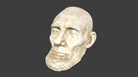 Abraham Lincoln Mills Life Mask - Download Free 3D model by The Smithsonian Institution ...