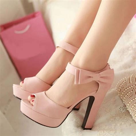 High Heel Dress, High Heel Boots, High Heel Sandals, Pump Shoes, Sandals Heels, Pink Sandals ...