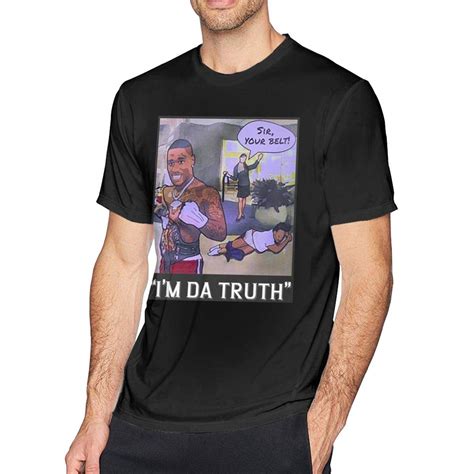 I M Da Truth Da Baby Fashion Short Sleeved Crew Neck T Shirt 1351 | Jznovelty