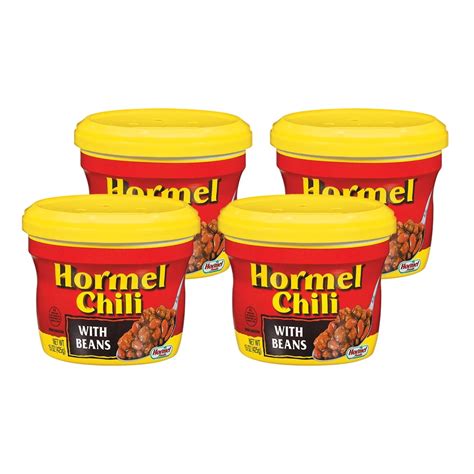 (4 Pack) Hormel Chili With Beans, 15 Oz - Walmart.com - Walmart.com