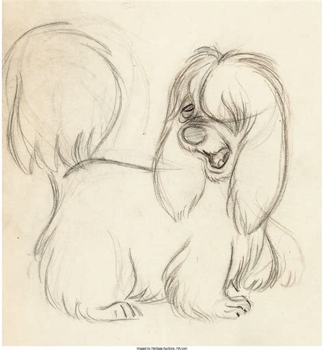 Lady and the Tramp Peg Animation Drawing (Walt Disney, 1955) | Animated drawings, Sketches ...