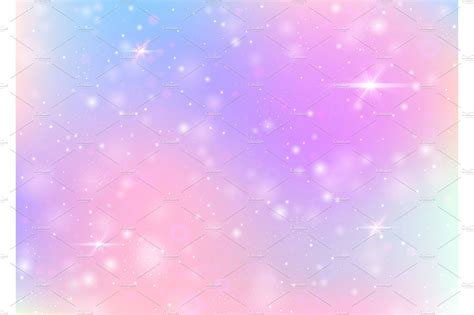 Unicorn background with rainbow mesh | Dekorasi