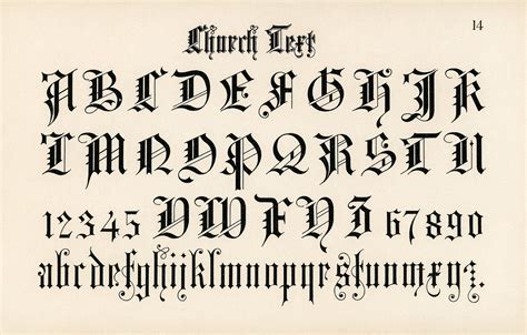 Church text fonts from Draughtsman's Alphabets by http… | Flickr