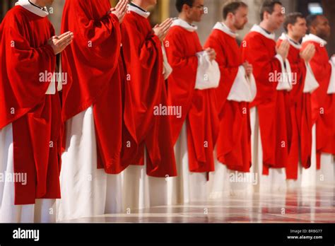 Priest Ordinations in Notre Dame cathedral, Paris, France Stock Photo - Alamy