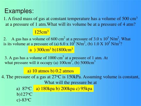 PPT - Pressure in Gases PowerPoint Presentation, free download - ID:1109210