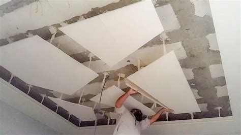How to gypsum false ceiling pop false ceiling DIY GYPSUM & GYPSUM BOARD - YouTube