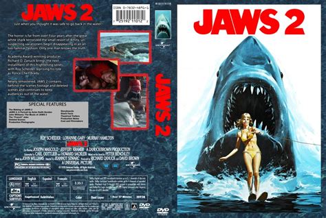 Jaws 2 - Movie DVD Custom Covers - JAWS 2 - Custom DVD Cover 1 :: DVD Covers