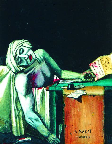 The Death of Marat Painting by Christopher Winkler - Fine Art America