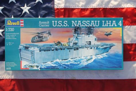 Revell 5075 USS Nassau LHA-4 ASSAULT SHIP U.S.Navy Amphibious Assault ...