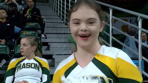 George Mason cheerleader with Down syndrome brings infectious spirit to ...