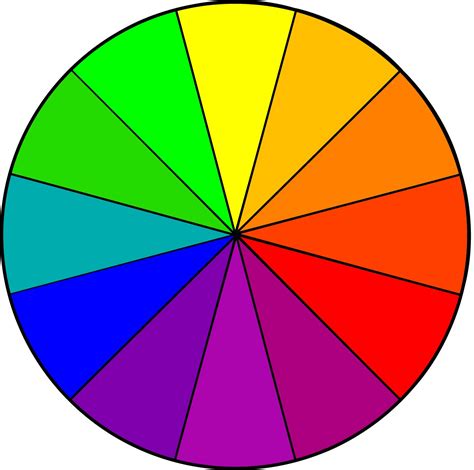 Printable Colour Wheel
