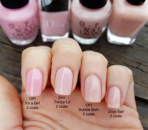 4 options tested by me personally with 2 coats each. OPI It's a Girl ...