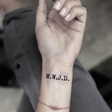 WWJD Temporary Tattoo Sticker (Set of 2) | Tattoo stickers, Temporary tattoo, Fake tattoos