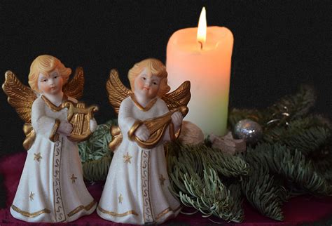Free Images : statue, candle, toy, decor, advent, christmas decoration, angel, figure, figurine ...