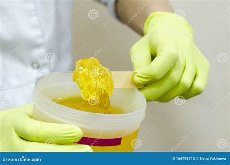 Sugaring. Epilation Process Stock Image - Image of master, nurse: 166793713