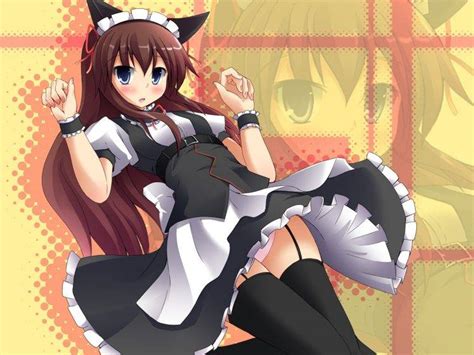 anime, Anime Girls, Steins;Gate, Makise Kurisu, Maid Outfit, Thigh highs Wallpapers HD / Desktop ...