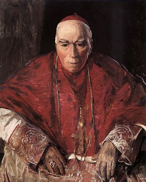 His Eminence Cardinal Logue - Sir John Lavery Paintings