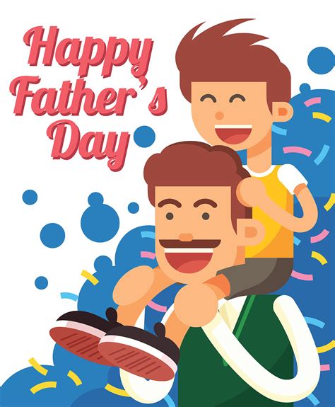 Happy Fathers Day Clipart Png Images Happy Father S Day Png Vector ...