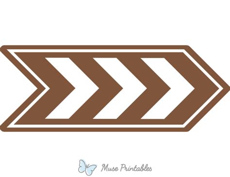 Printable Right Arrow Camping Sign