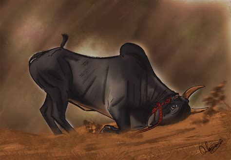 ArtStation - Sketch [ Jallikattu ]