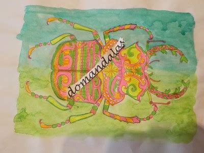 Zentangle beetle - Zentangle Adult Coloring Pages - Page 2
