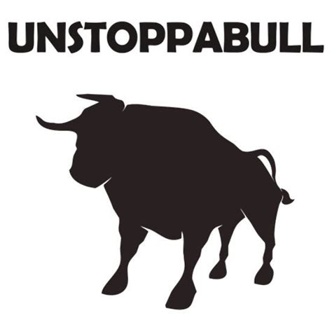 'Unstoppabull (Unstoppable Bull)' T-Shirt by jezkemp | Bull, Funny ...