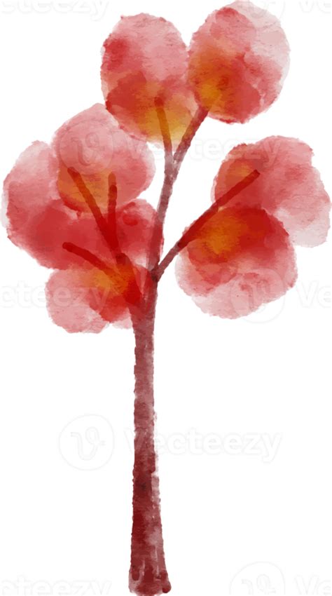 Watercolor Tree Illustration 12521516 PNG