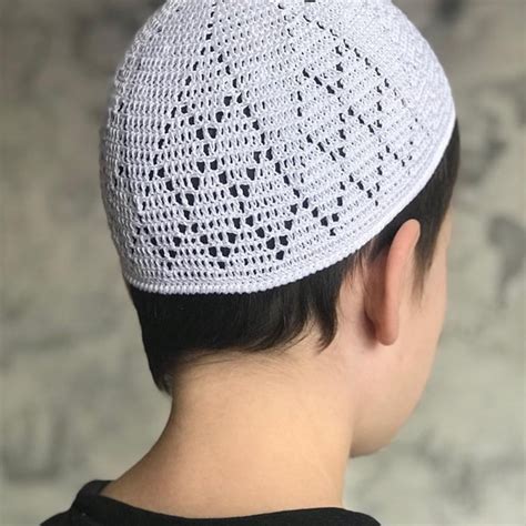 Islamic kufi cap for men PDF pattern | Inspire Uplift