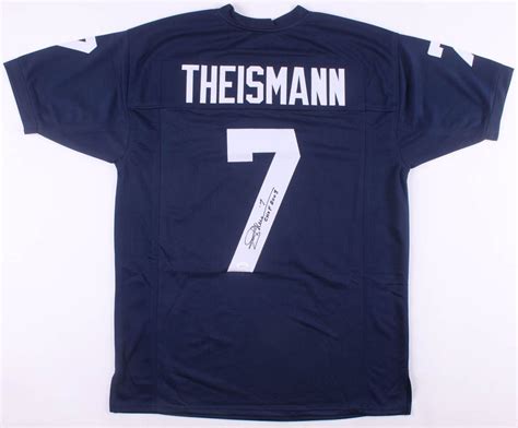 Joe Theismann Signed Notre Dame Fighting Irish Jersey Inscribed "CHOF 2003" (JSA COA)