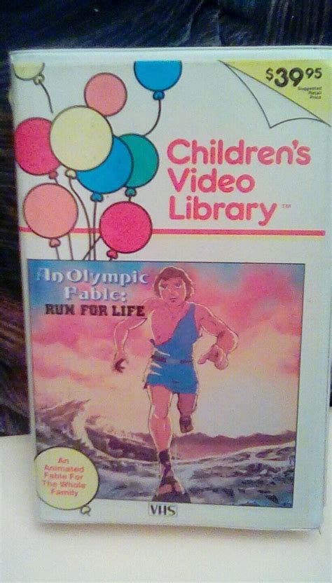 Children's Video Library An Olympic Fable - Run for Life 1983 VHS RARE animation | eBay