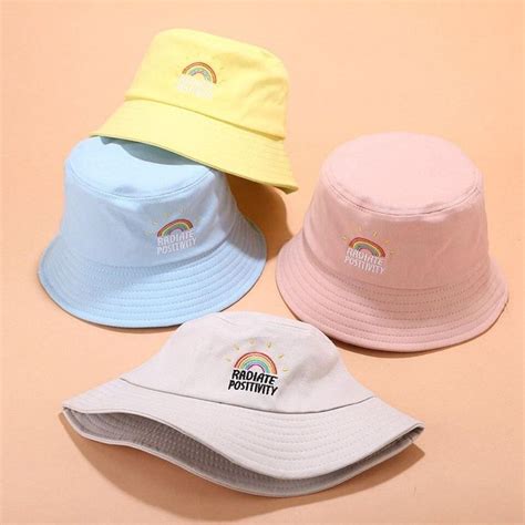 Radiate Positivity Bucket Hat | Outfits with hats, Bucket hat fashion ...