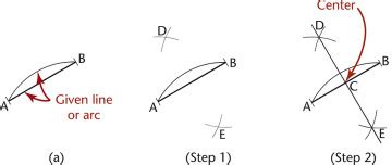 4.1 Manually Bisecting a Line or Circular Arc | Geometry for Modeling and Design | Peachpit