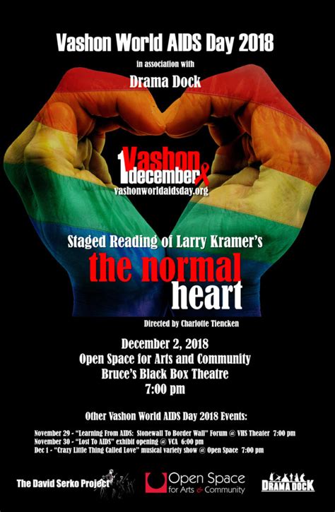 "The Normal Heart" by Larry Kramer—A Staged Reading by Drama Dock ...