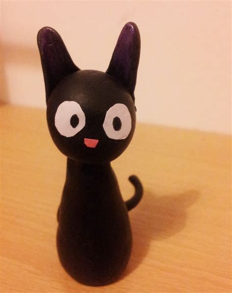 How to make a miniature halloween cat from polyer clay | gail's blog