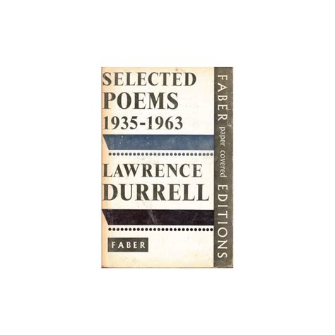 Durrell, Lawrence Lawrence Durrell: Selected Poems 1935-1963