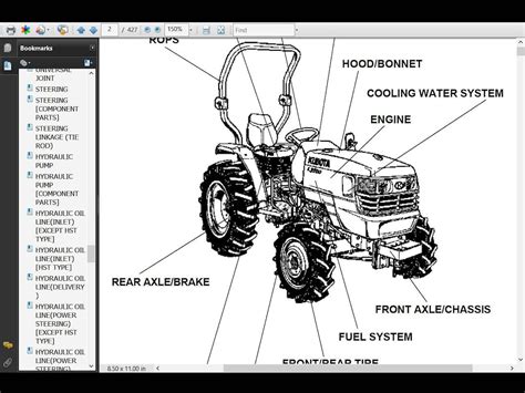 KUBOTA L2800 L2800 DT Parts Manual Set 475pgs With Exploded Diagrams and LA463 LA525 Loader to ...