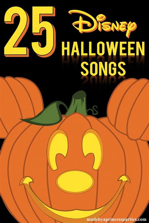 25 Disney Halloween songs you need for your kids Halloween party | Disney halloween parties ...