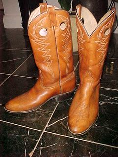 Boots | Tan leather western cowboy boots, Size 10 D. Acme bo… | Flickr