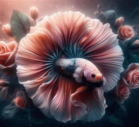 Premium AI Image | Betta fish background