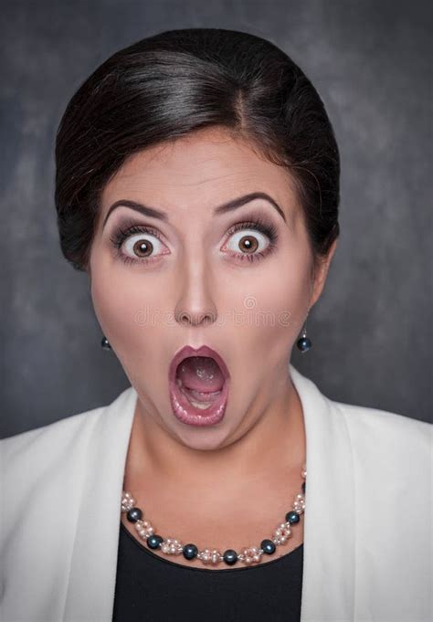 Funny Woman Screaming At Her Husband With Big Ear Stock Image - Image of funny, expression: 80726353