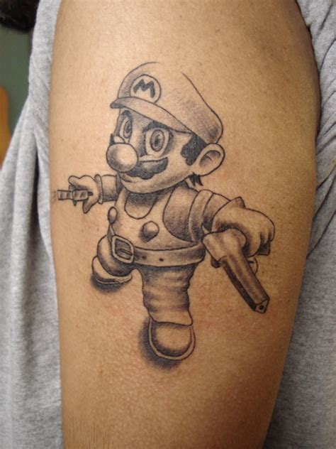 Gangster Mario Drawings