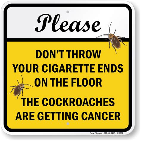 Funny No Smoking Signs | Humorous No Smoking Signs