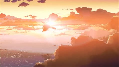 Anime Scenery, anime orange sky HD wallpaper | Pxfuel