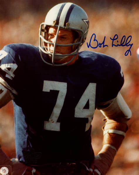 Bob Lilly Signed Cowboys 8x10 Photo (Sportscard SOA) | Pristine Auction