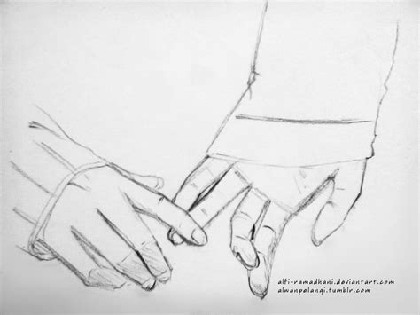 Sketches Of Couples Holding Hands at PaintingValley.com | Explore ...